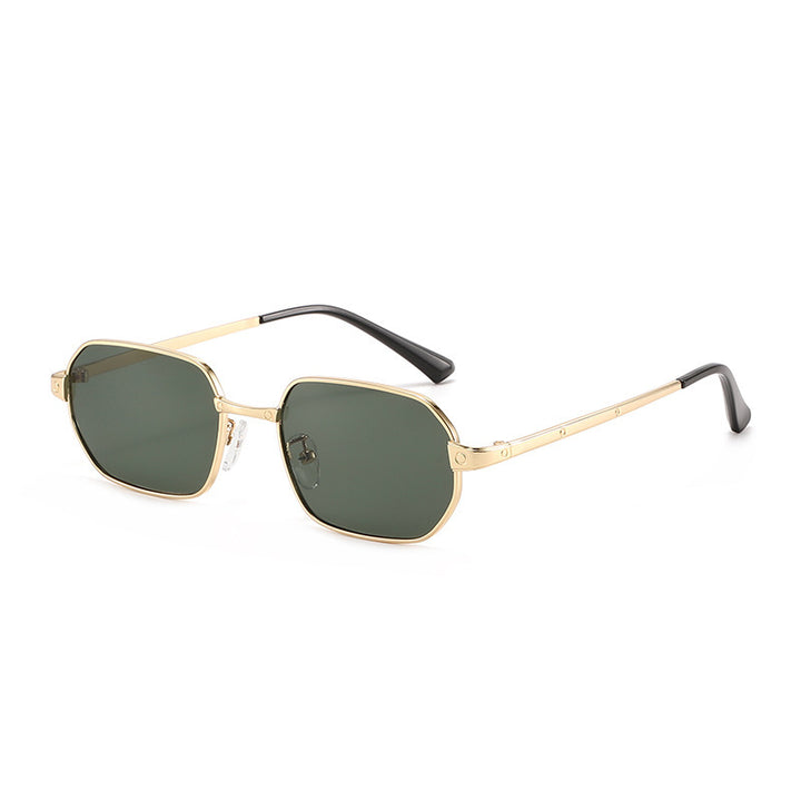 Geometric Metal Frame Sunglasses Stornfield