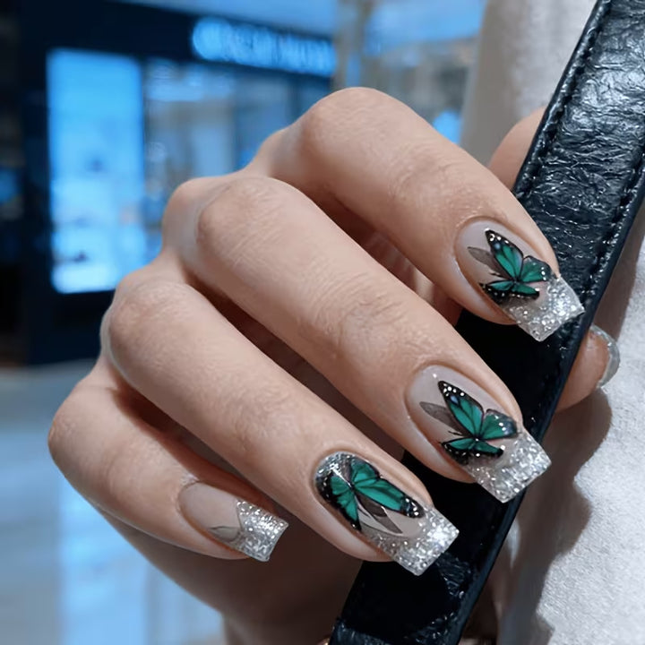 Butterfly-Themed Nail Art Enhancements Stornfield
