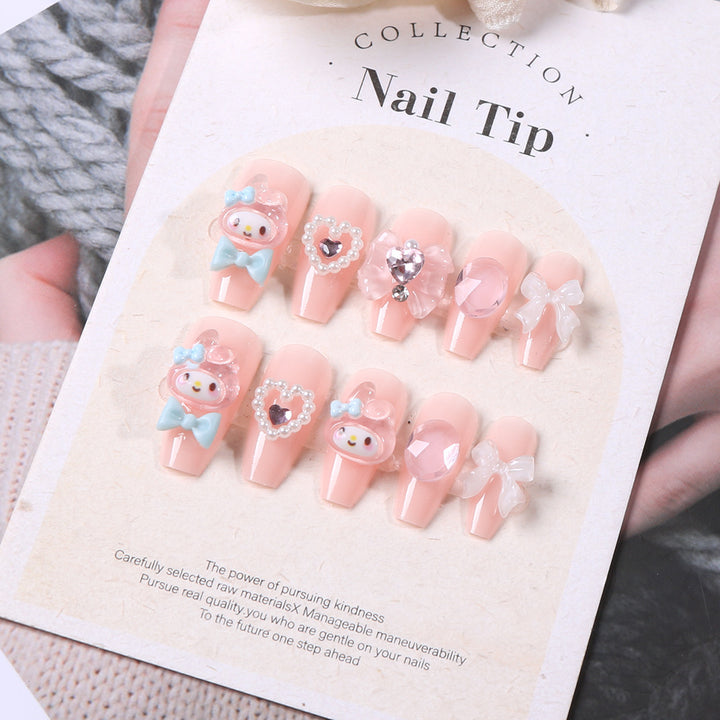 Decorative Themed Press-On Nail Set Stornfield