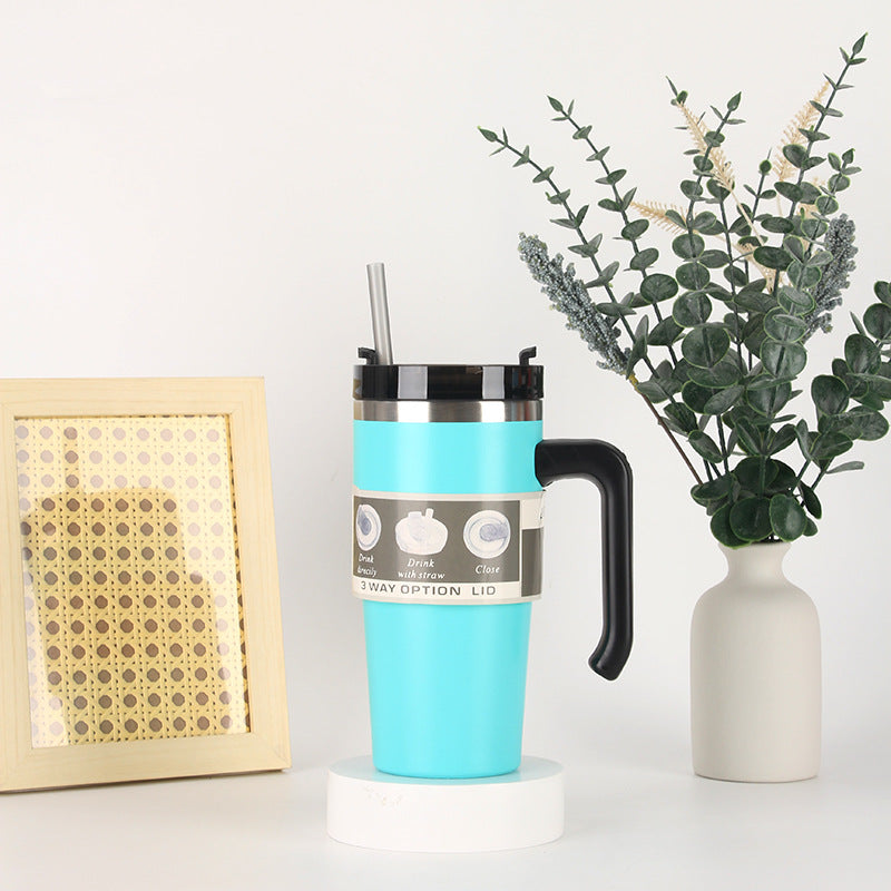 Unisex thermos mug with 3-in-1 drinking options Stornfield