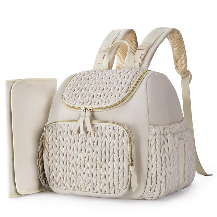 Women's Fashion Backpack with Woven Design Stornfield