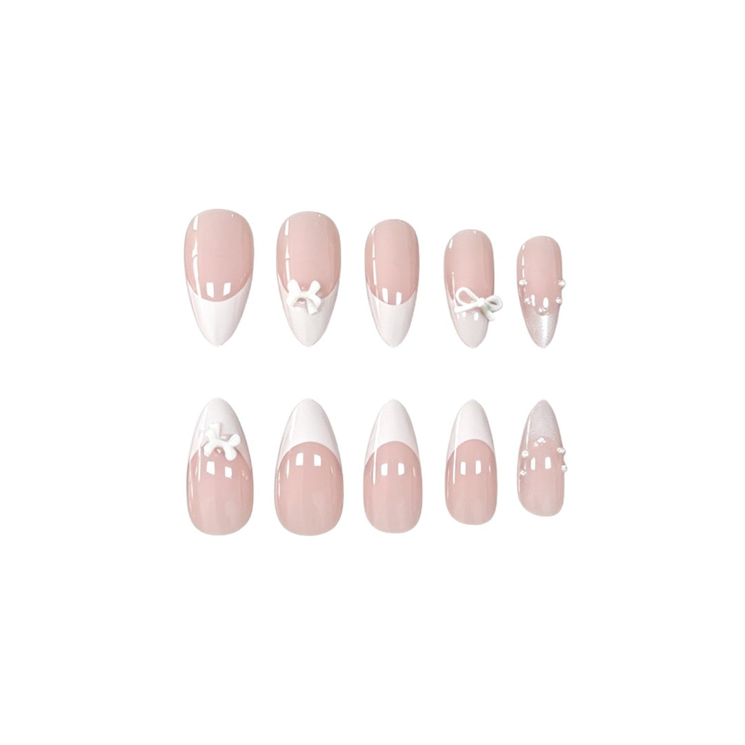 Elegant French Tip Nail Art Set Stornfield 1789915802