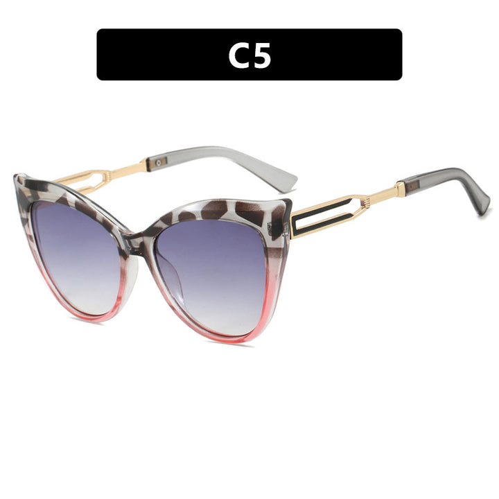 Ladies cat-eye glasses with elegant metal frame Stornfield
