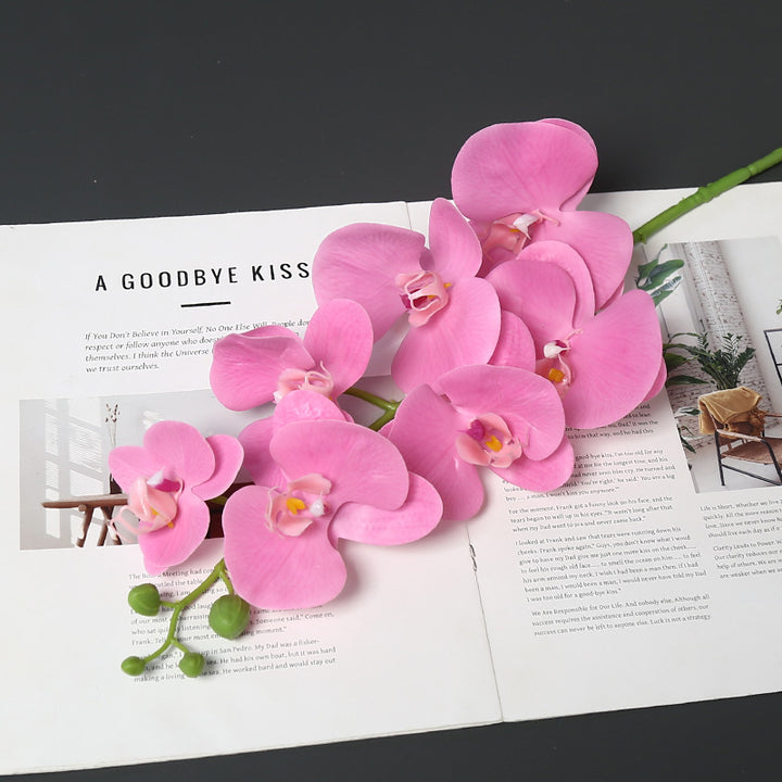 Realistic Faux Orchid Bouquet