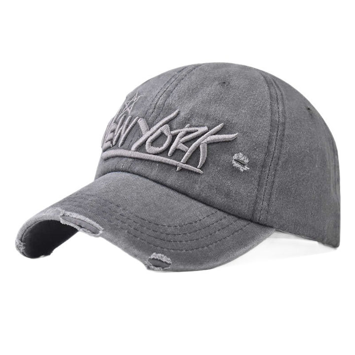 Men's Distressed Casual Embroidered Cap Stornfield