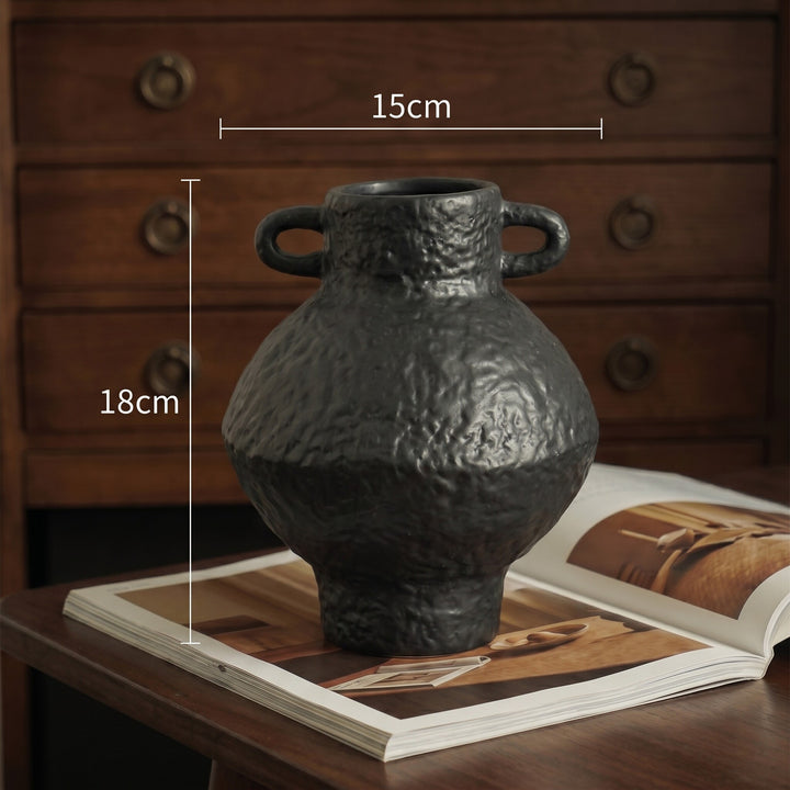 Textured Ceramic Decorative Vase