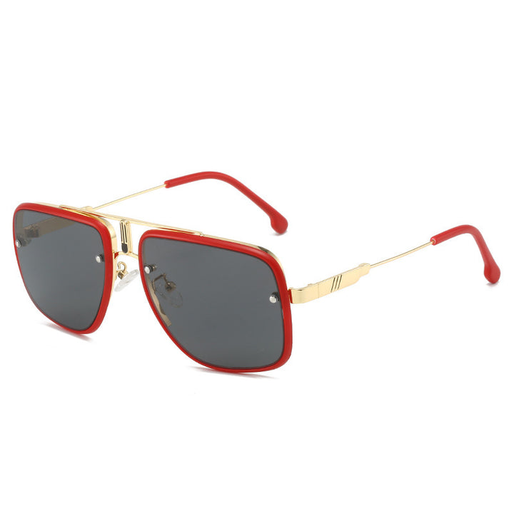 Women's fashionable oversized sunglasses with gold accents Stornfield