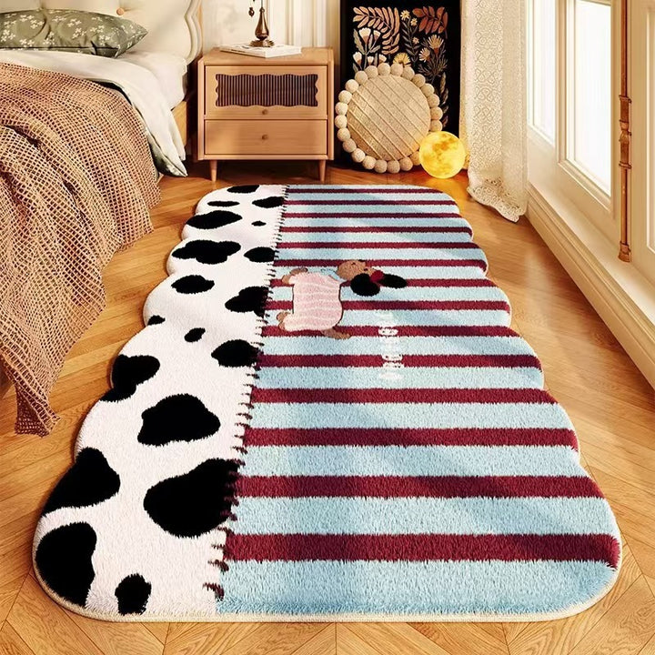 Cute Cartoon Dog-Themed Area Rug