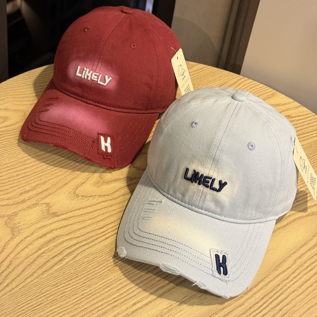 Women's Distressed Embroidered Baseball Cap Stornfield