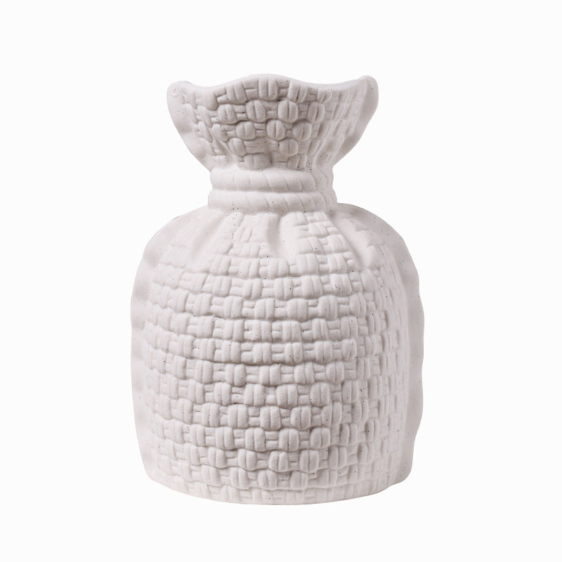 Woven Texture Ceramic Vase Stornfeild