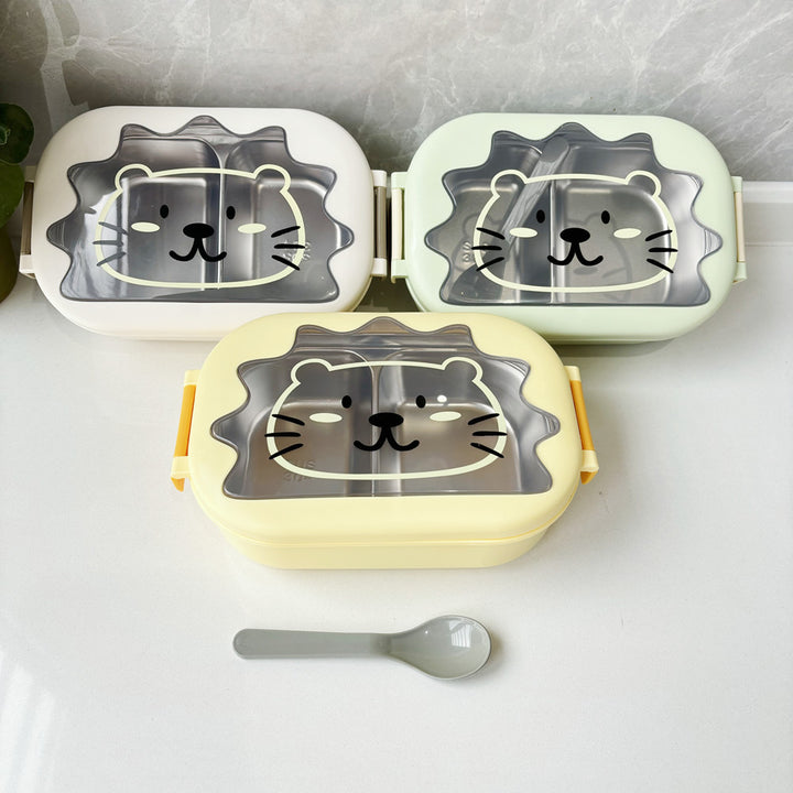 Playful Animal-Themed Lunch Bento Box