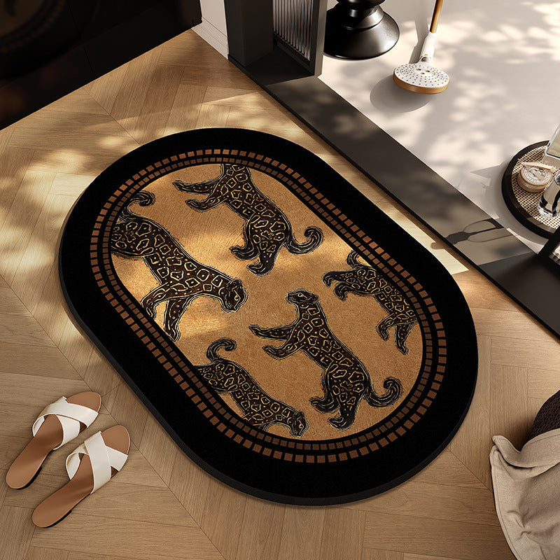 Checkerboard Patterned Entryway Mat Stornfield