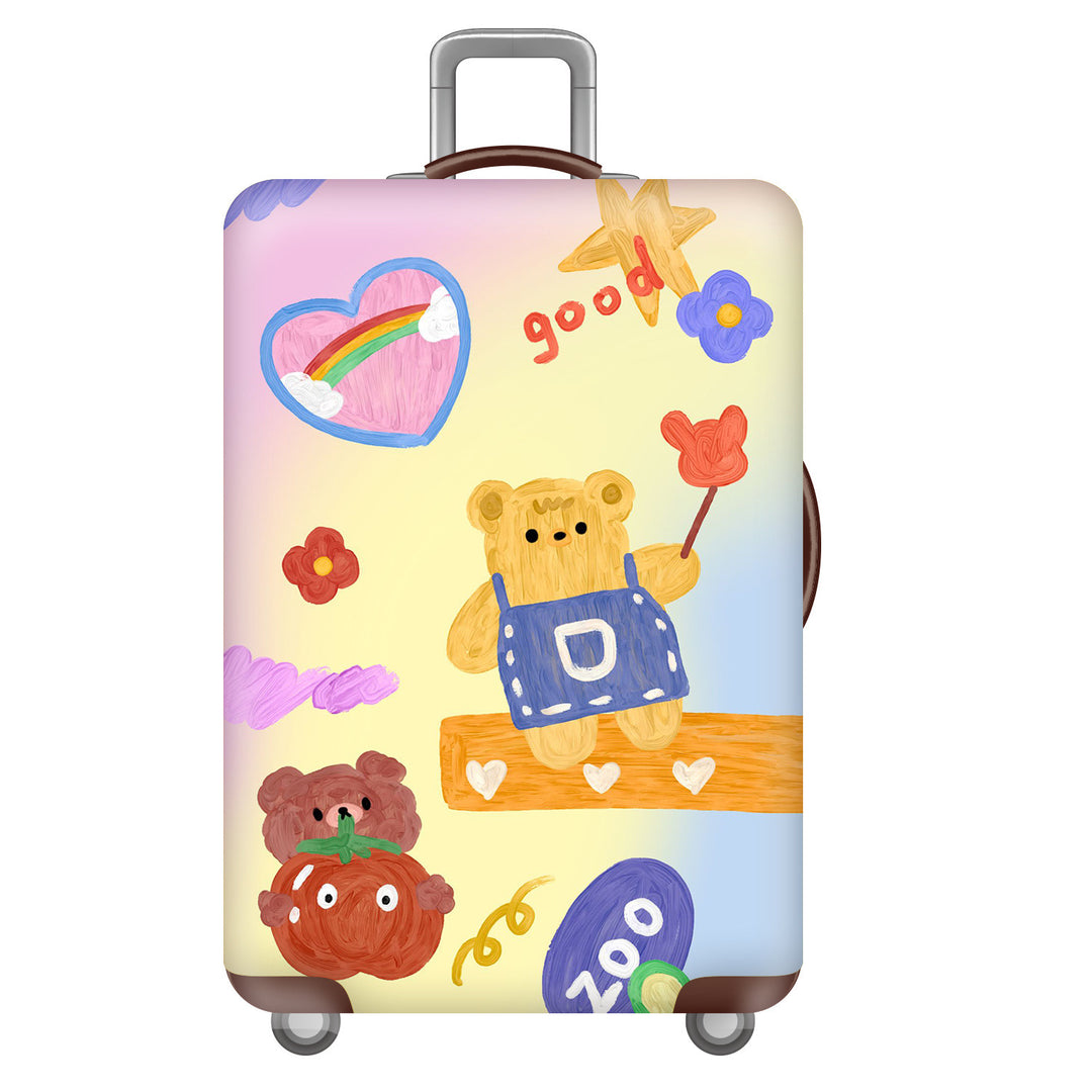Women's Hard Shell Suitcase with Cheerful Stornfield Design