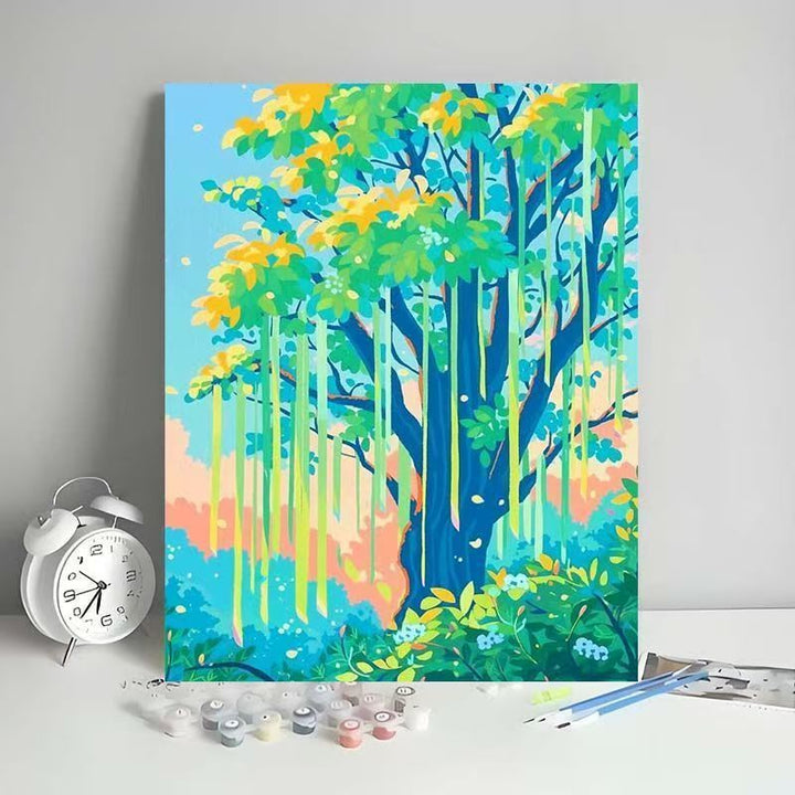 Outdoor Scenic Tree Art Canvas Kit Stornfield