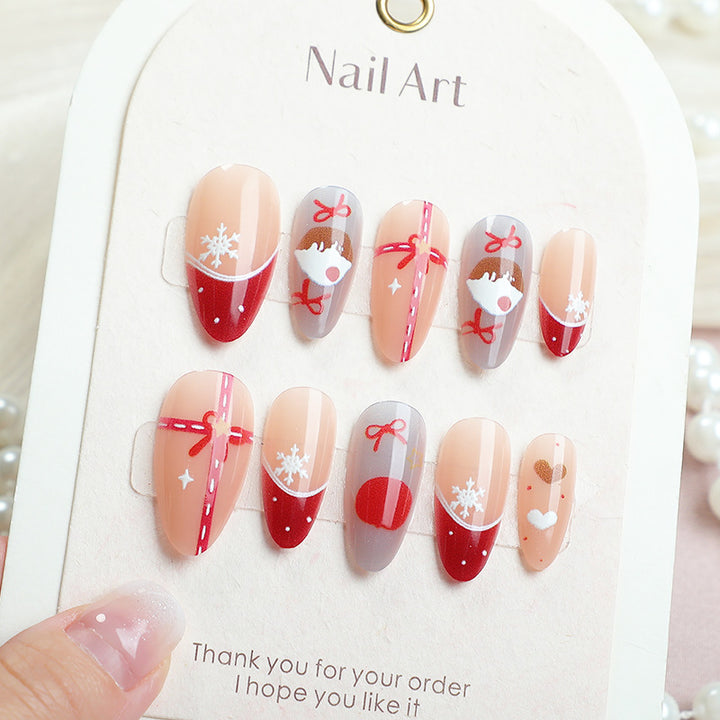 Festive Themed Press-On Nail Art Stornfield