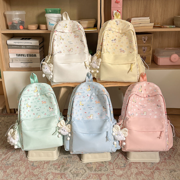Cute Character Print Backpack Stornfield 1791205506