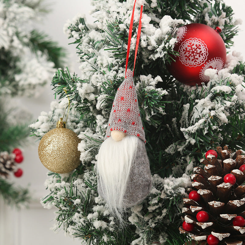 Cute Christmas tree decoration in gnome design Stornfield