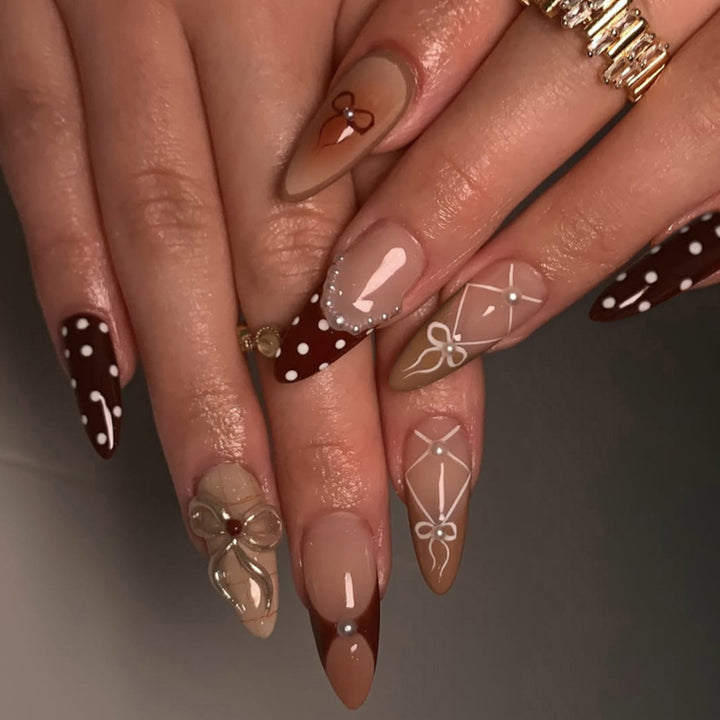 Artful stiletto nails in elegant design Stornfield