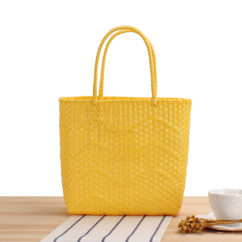 Braided shopping bag with structured design Stornfield