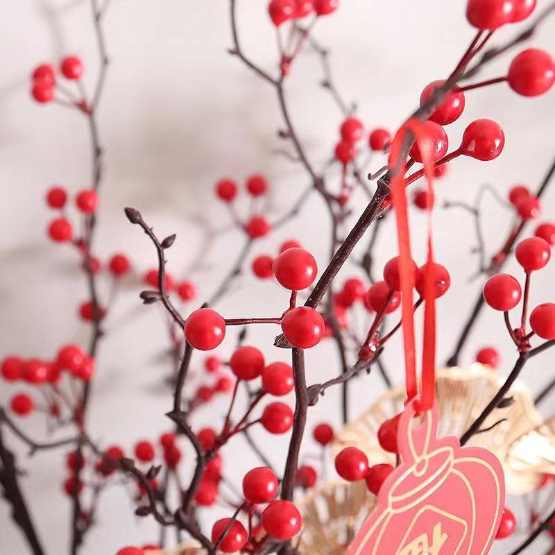 Decorative Berry Branch Stem for Home Decor