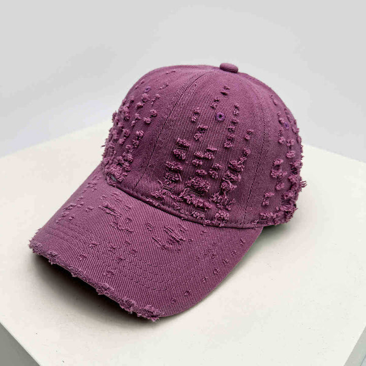 Women's Distressed Textured Baseball Cap Stornfield