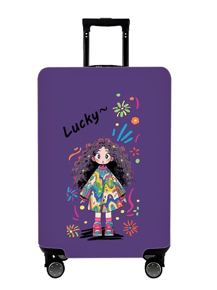 Unisex Hard Shell Suitcase with Colorful Monster Design Stornfield