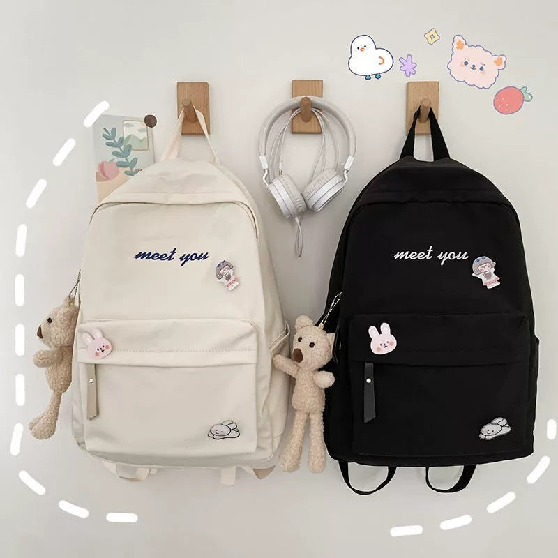 Backpack with Playful Character Design Stornfield