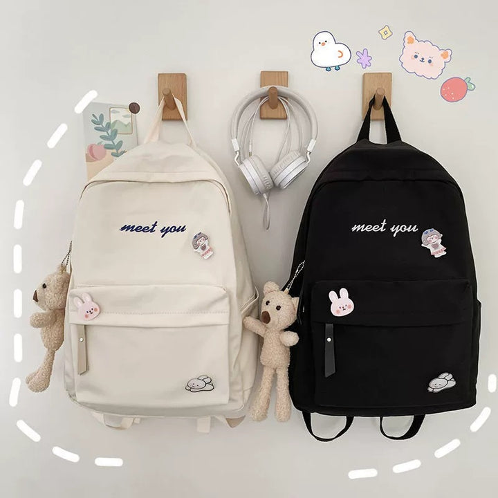 Backpack with Playful Character Design Stornfield