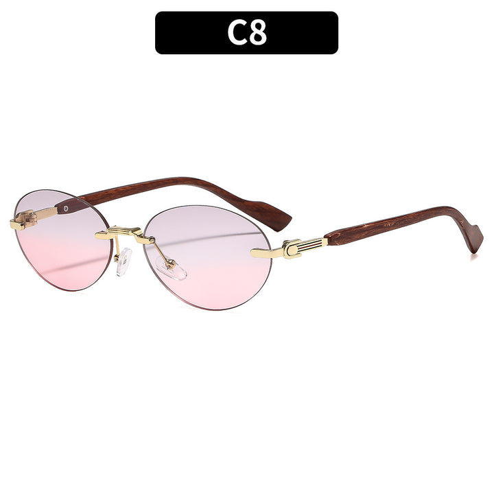 Elegant Oversized Oval Sunglasses