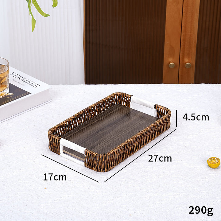 Decorative Woven Serving Tray Stornfield