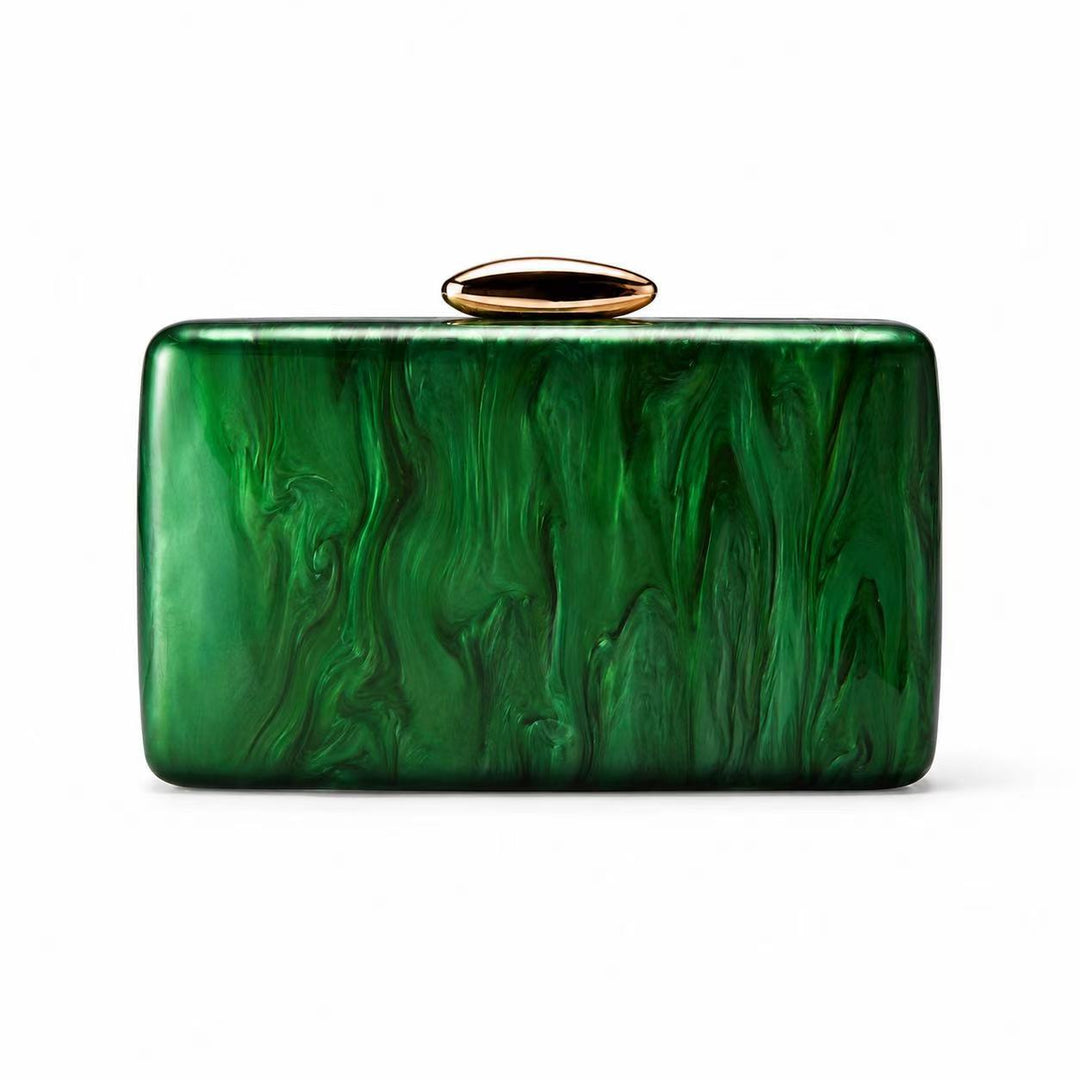 Elegant Textured Box Clutch