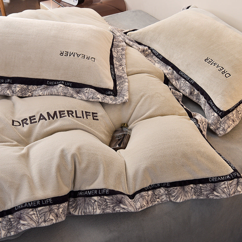 Plush Comforter Set