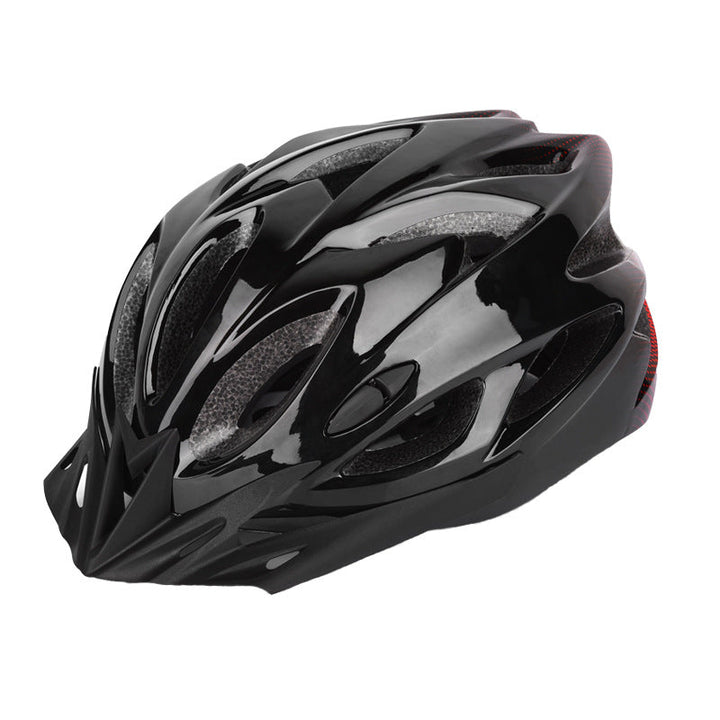 adjustable ventilated road and mountain cycling helmet with visor and rear dial fit Stornfield