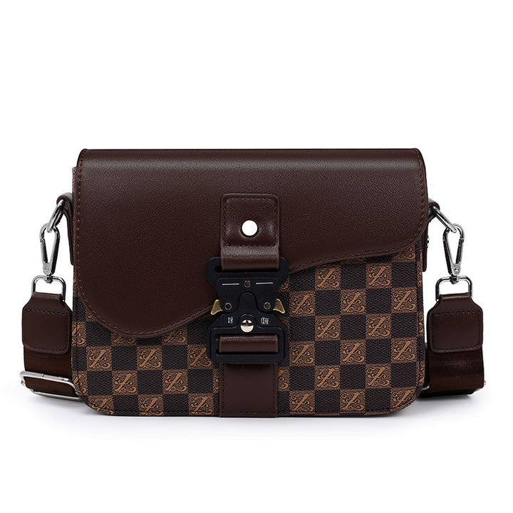 Chic Checkerboard Crossbody Bag