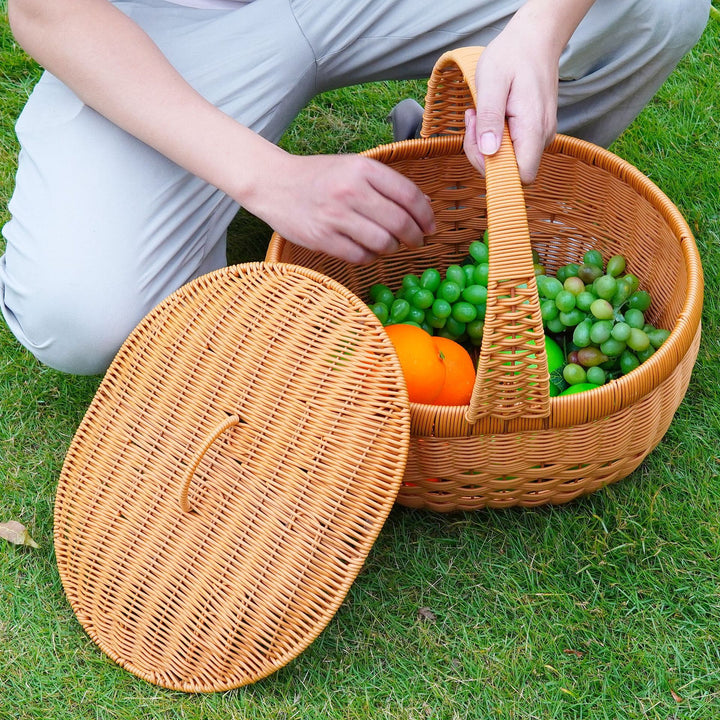 Elegant Woven Storage Basket Stornfield