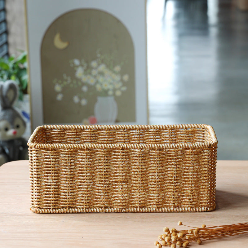 Woven Rectangular Storage Basket Stornfield
