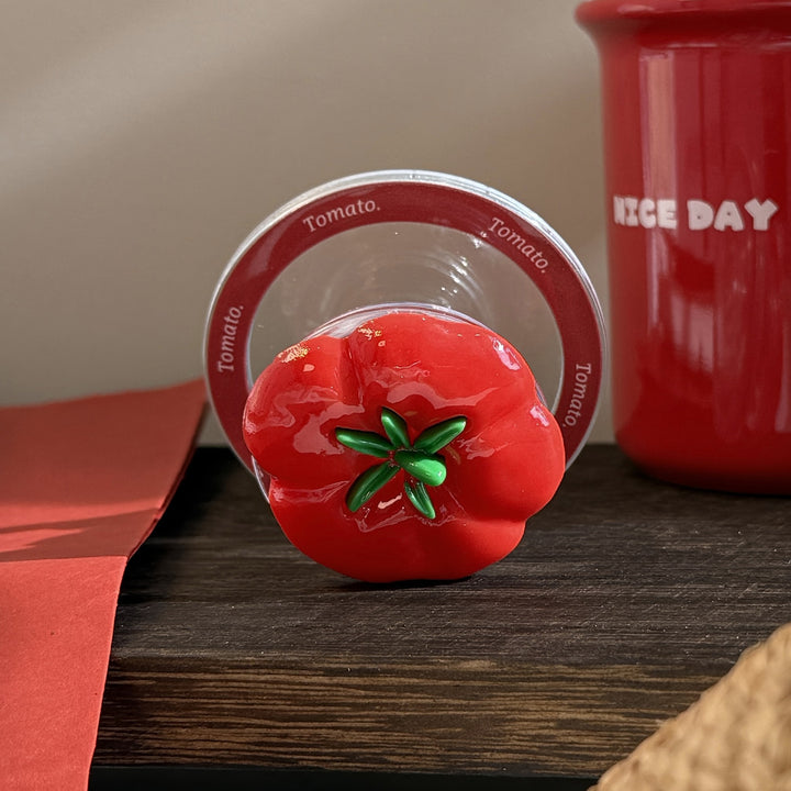 Decorative refrigerator magnet in tomato design Stornfield