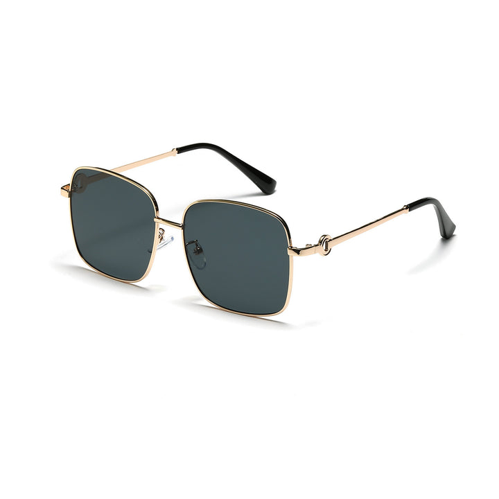 Ladies elegant square sunglasses with high-quality metal frame Stornfield