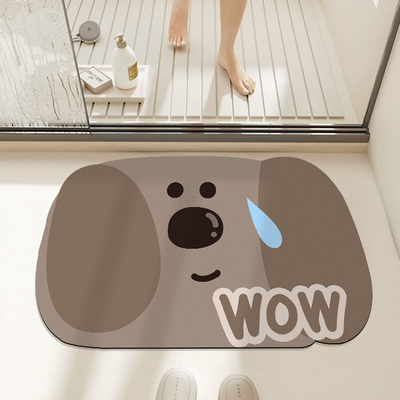 Cute Cat-Themed Anti-Slip Bath Mat