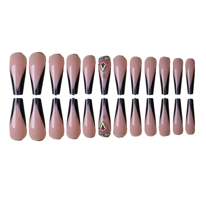 Artificial nail set with elegant tip accents Stornfield