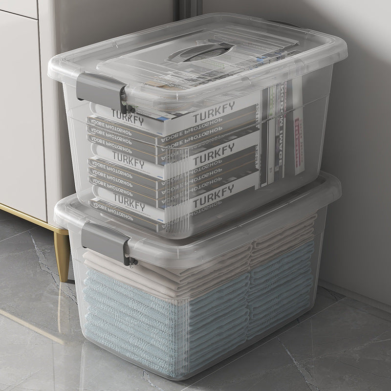 Women's Multifunctional Storage Box with Wheels and Secure Lid Stornfield