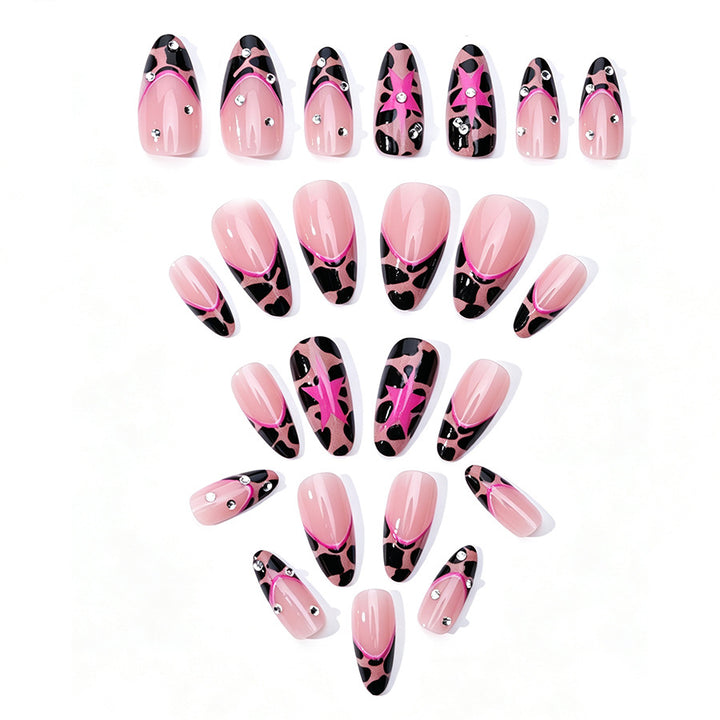 Stylish Leopard Print Press-On Nails Stornfield