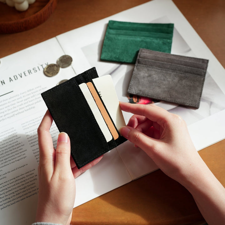Textured Leather Cardholder