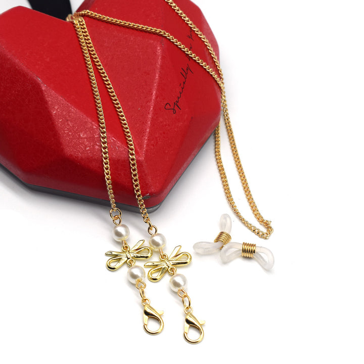Elegant Pearl-Accented Eyewear Chain Stornfield 1786692339