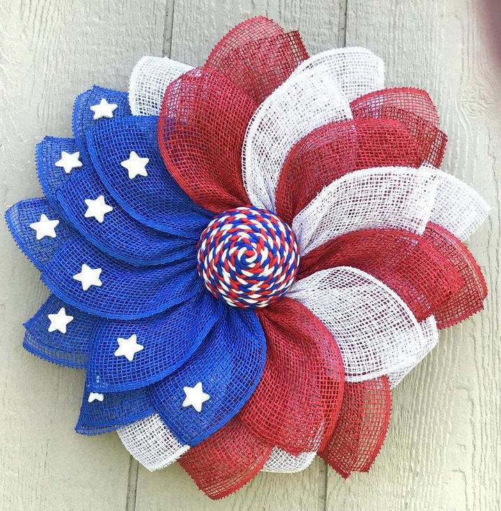 Patriotic Decorative Floral Wall Art Stornfield