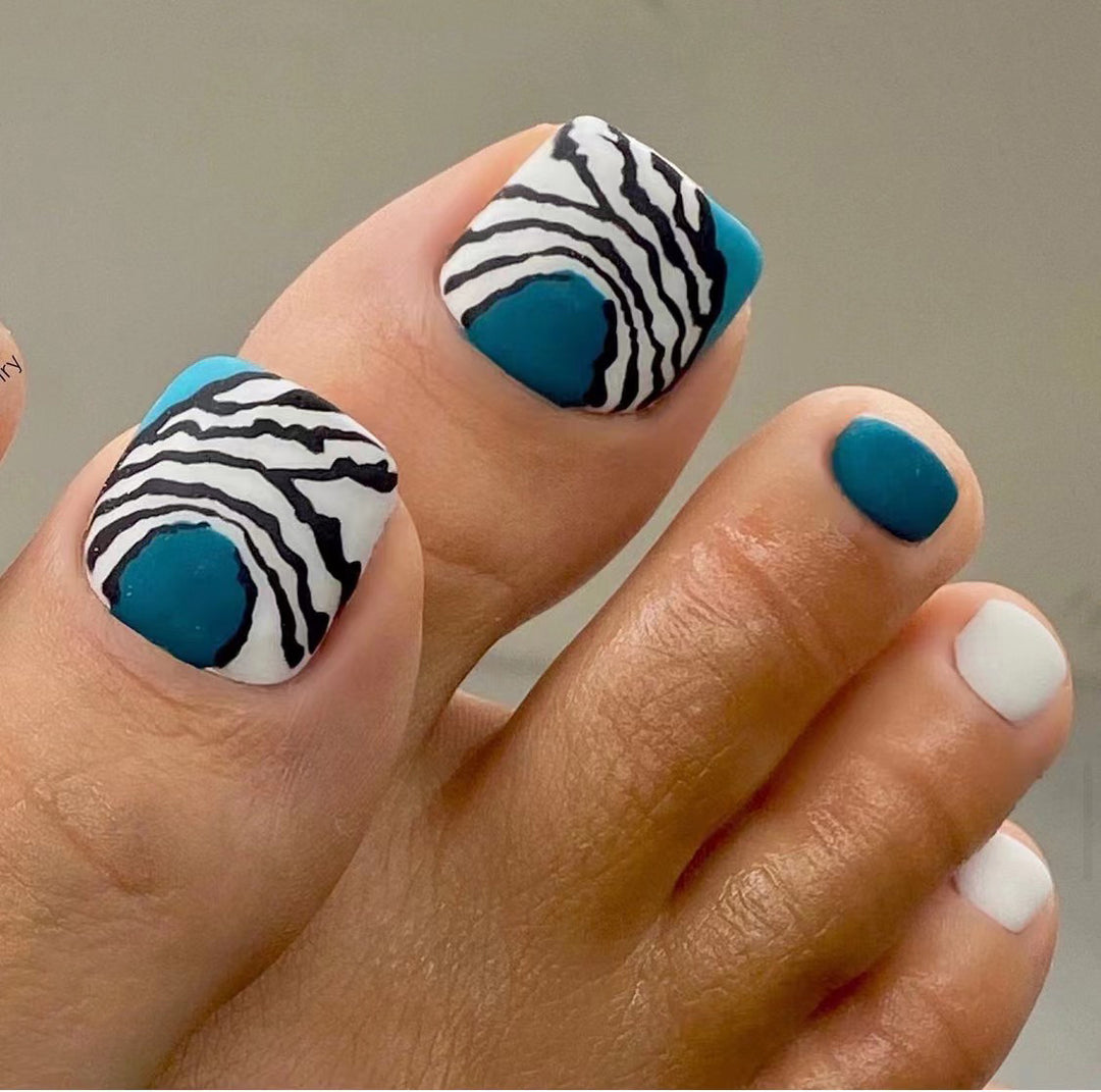 Artistic Toenail Design with Divine Butterfly Design Stornfield