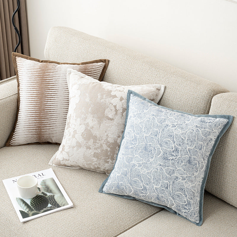 Floral Velvet Accent Pillow