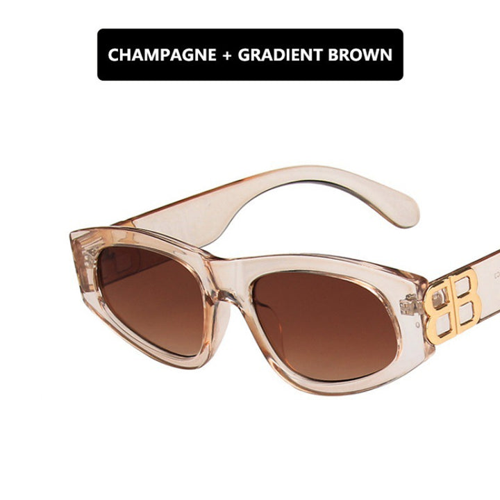 Ladies stylish cat-eye sunglasses with modern leopard pattern Stornfield
