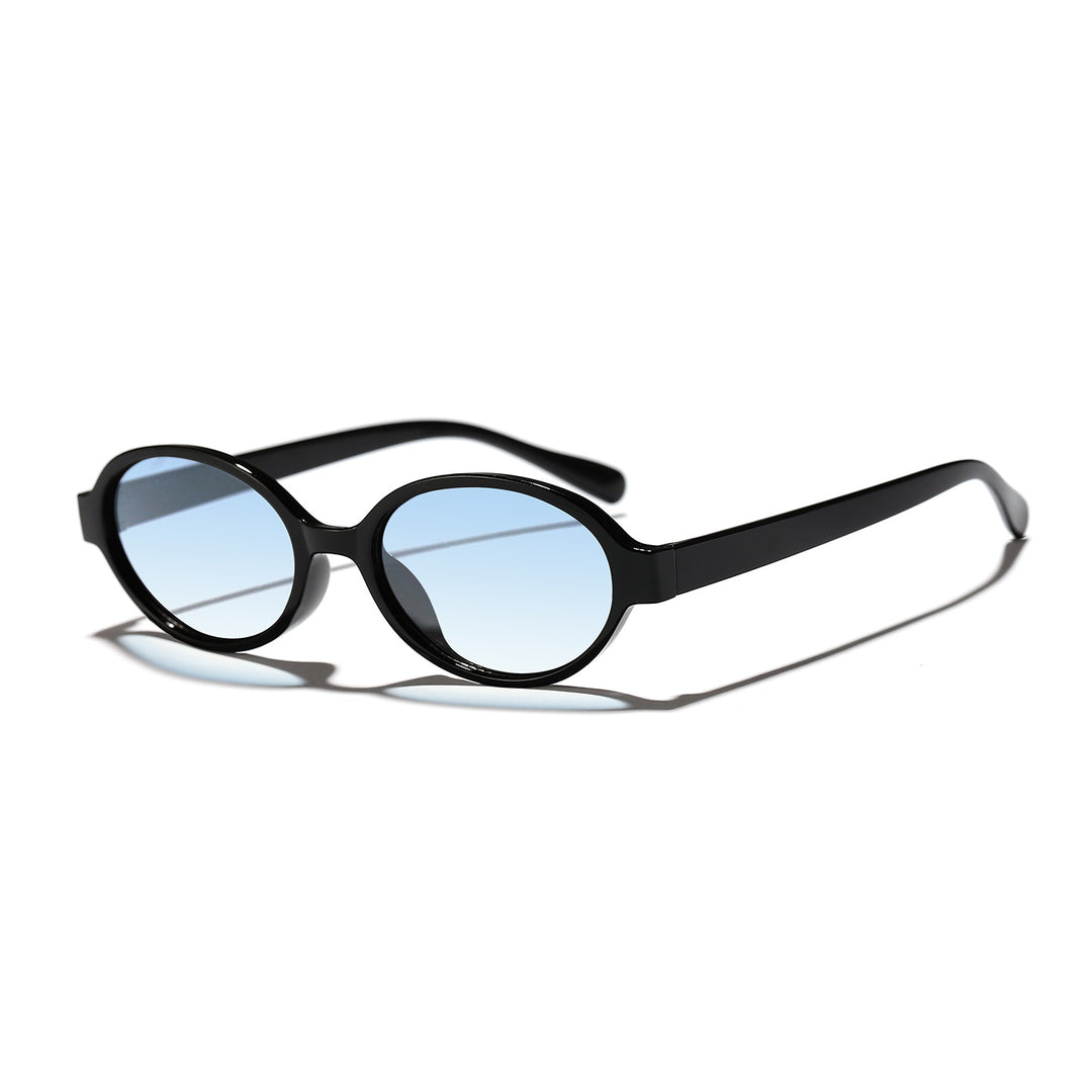 Women's fashionable oval sunglasses with animal pattern Stornfield