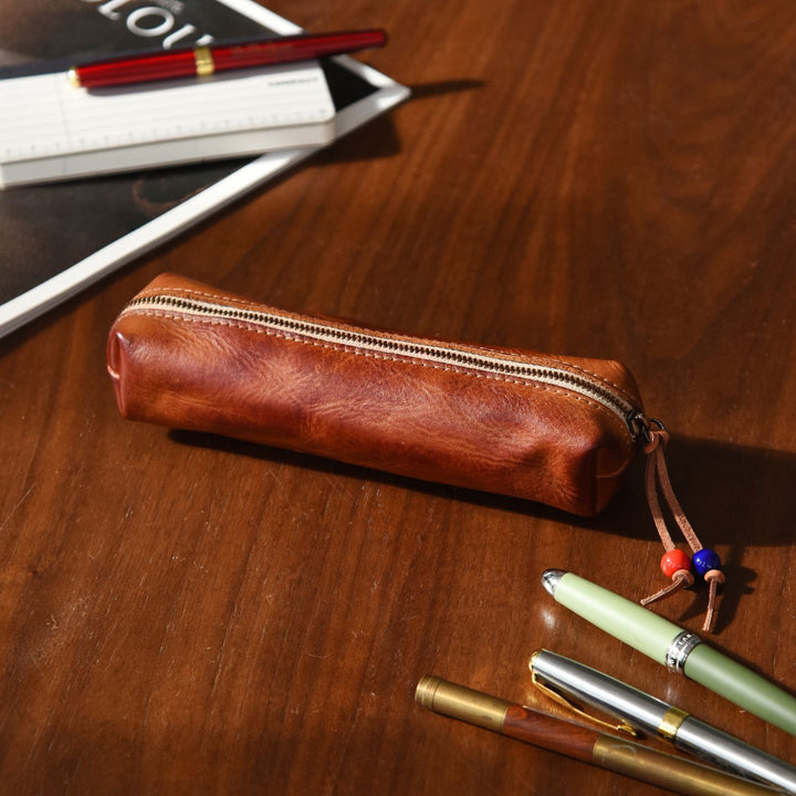 Premium Leather Pencil Case